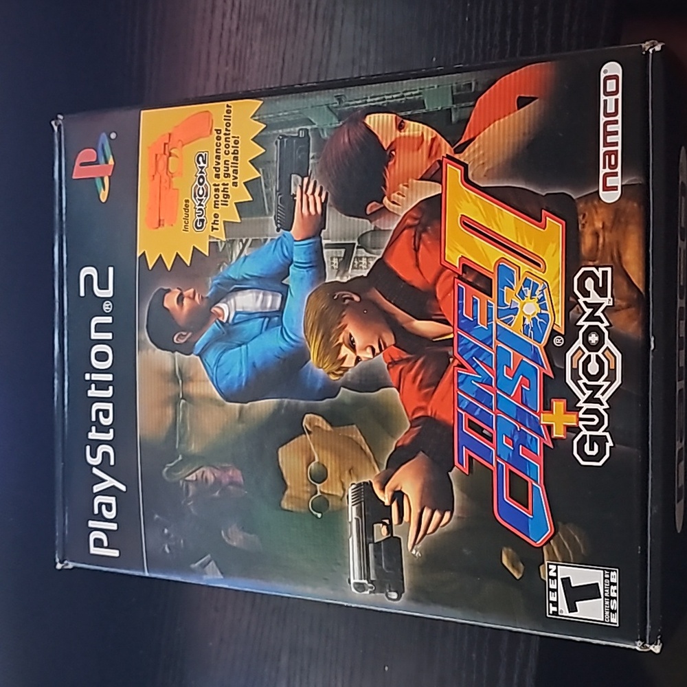 Time Crisis 2 big gun box w/game and extra gun
